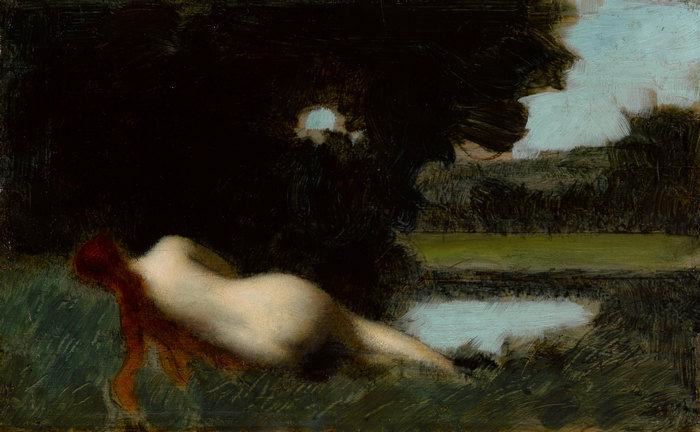 Jean-Jacques Henner, The Dream or Sleeping Nymph, c.1896-1900, oil on canvas, Musée national Jean-Jacques Henner, Paris 